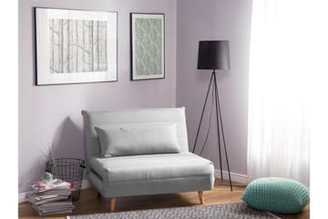 Setten 1-sits Rektangulär Längsbäddad Bäddsoffa 104x172 cm i Tyg - Grå - Möbler - Vardagsrum - Bäddsoffor