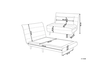 Setten Bäddsoffa 104 cm - Grön - Möbler - Vardagsrum - Bäddsoffor