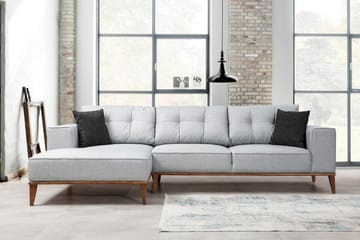 Shallo Bäddsoffa med Divan Vänster - Grå - Möbler - Vardagsrum - Bäddsoffor