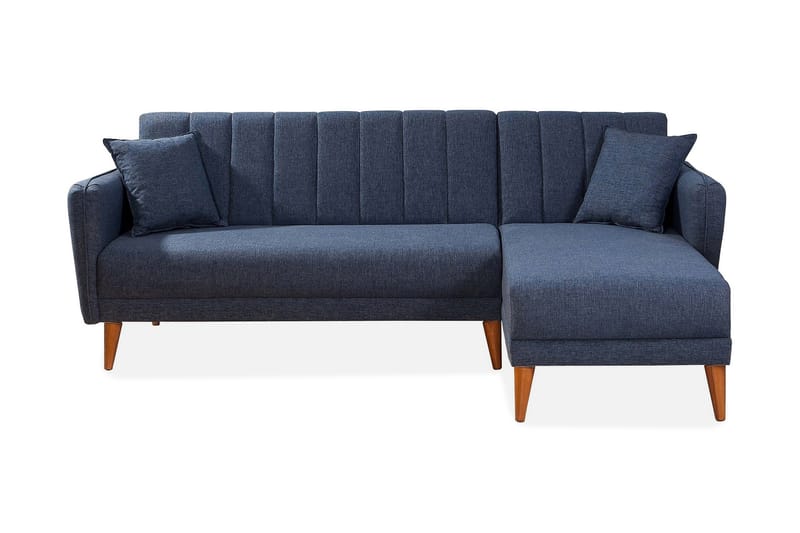 SHIELA Hörnbäddsoffa Mörkblå - Bäddsoffor - Hörnbäddsoffa