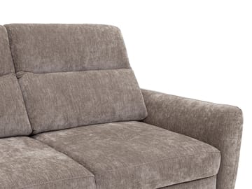 Sies 3-sits Bäddsoffa divan höger med förvaring - brun - Möbler - Vardagsrum - Bäddsoffor