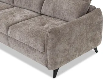 Sies 3-sits Bäddsoffa divan höger med förvaring - grå - Möbler - Vardagsrum - Bäddsoffor