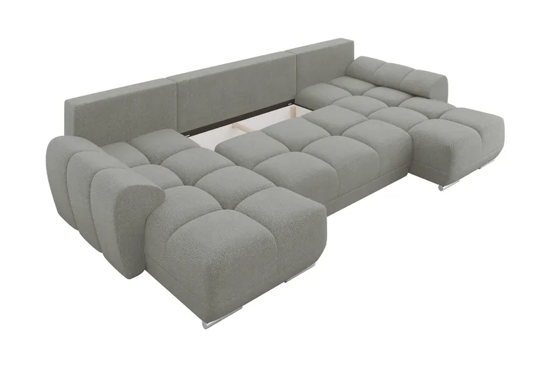 Simerly Bäddsoffa Dubbeldivan 4-sits - Beige - Möbler - Vardagsrum - Bäddsoffor - U bäddsoffa