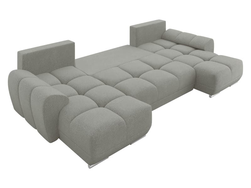 Simerly U-formad 5-sits Bäddsoffa med förvaring - beige - Möbler - Vardagsrum - Bäddsoffor - Hörnbäddsoffa