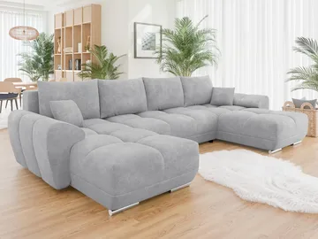 Simerly U-formad 5-sits Bäddsoffa med förvaring - grå - Möbler - Vardagsrum - Bäddsoffor - Hörnbäddsoffa