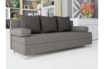 Skatteg Bäddsoffa 192x80x80 cm - Grå - Möbler - Vardagsrum - Bäddsoffor - 4-sits bäddsoffa