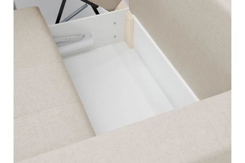 Smolmark Bäddsoffa med Divan 3-sits - Beige - Möbler - Vardagsrum - Bäddsoffor