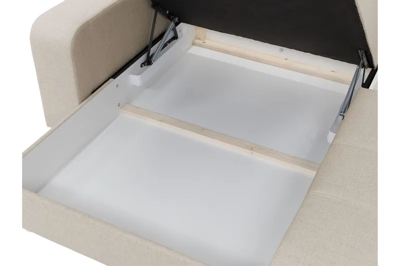 Smolmark Bäddsoffa med Divan 3-sits - Beige - Möbler - Vardagsrum - Bäddsoffor