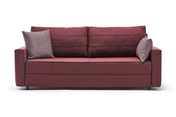 Snowdon Bäddsoffa 3-sits 185x150 Röd