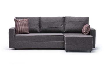 Snowdon Bäddsoffa m. Divan 4-sits 200x150 Brun