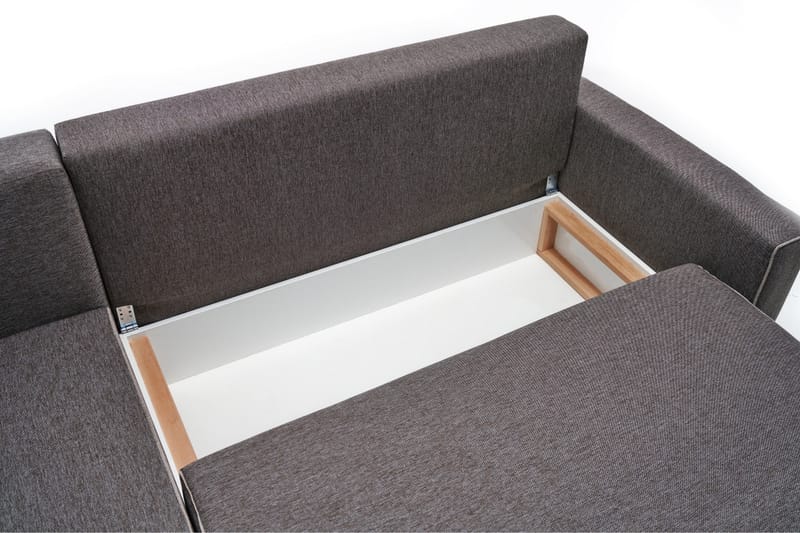 Snowdon Bäddsoffa m. Divan 4-sits 200x150 Brun - Bäddsoffor - Bäddsoffa divan