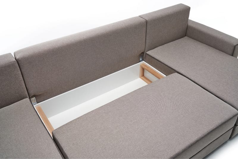 Snowdon Bäddsoffa m. Divan 4-sits 200x150 Cream - Möbler - Vardagsrum - Bäddsoffor