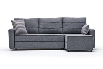 Snowdon Bäddsoffa m. Divan 4-sits 200x150 Grå