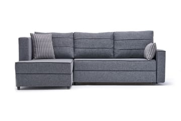 Snowdon Bäddsoffa m. Divan 4-sits 200x150 Grå