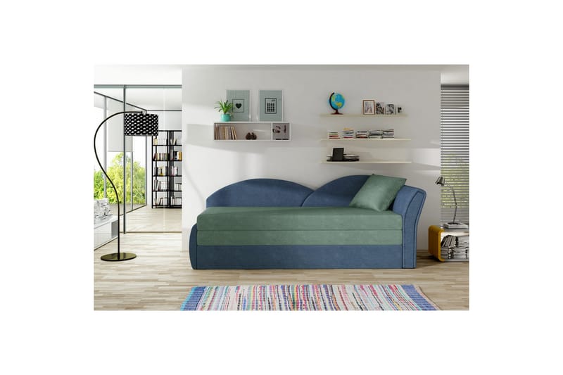 Soffa Eltap Aga 218x80x77 cm - Soro 34, Soro 76, Grön, Blå, Höger - Möbler - Vardagsrum - Bäddsoffor