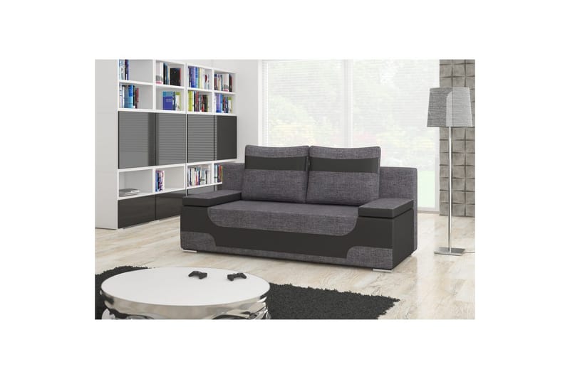 Soffa Eltap Area 200x90x92 cm - Sawana 05, Soft 11, Svart - Möbler - Vardagsrum - Bäddsoffor