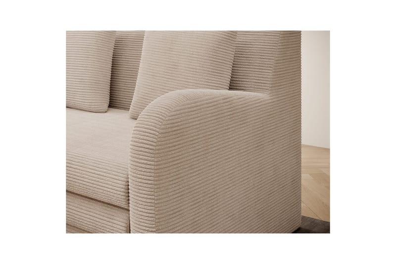 Soffa Eltap Ario 130x85x103 cm - Jarell 18, Ljusbeige - Möbler - Vardagsrum - Bäddsoffor