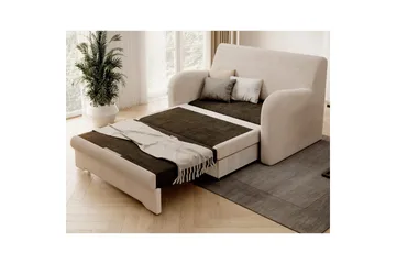 Soffa Eltap Ario 130x85x103 cm - Jarell 18, Ljusbeige - Möbler - Vardagsrum - Bäddsoffor