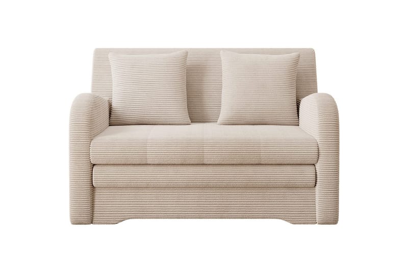 Soffa Eltap Ario 130x85x103 cm - Jarell 18, Ljusbeige - Möbler - Vardagsrum - Bäddsoffor