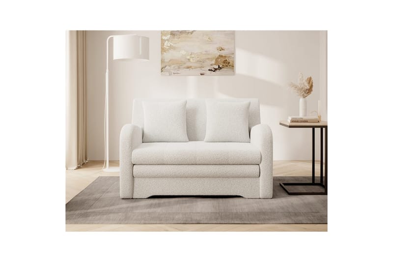 Soffa Eltap Ario 130x85x103 cm - Royal 01, Vit - Möbler - Vardagsrum - Bäddsoffor