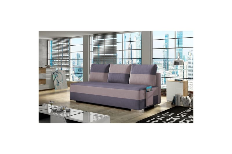 Soffa Eltap Atila 200x83x92 cm - Soro 65, Soro 61, Lila, Rosa - Möbler - Vardagsrum - Bäddsoffor