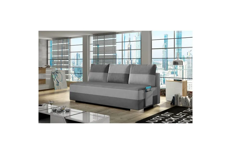 Soffa Eltap Atila 200x83x92 cm, Soro 93, Soro 83, Grå, Vit