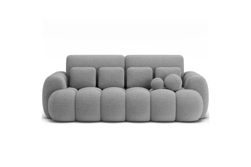 Soffa Eltap Cotonn 256x105x119 cm, Royal 04, Grå