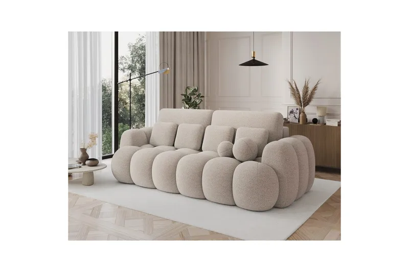 Soffa Eltap Cotonn 256x105x119 cm - Royal 18, Beige - Möbler - Vardagsrum - Bäddsoffor