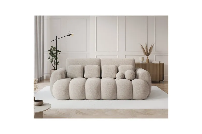 Soffa Eltap Cotonn 256x105x119 cm - Royal 18, Beige - Möbler - Vardagsrum - Bäddsoffor