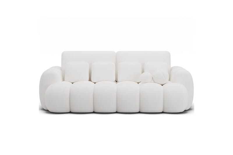 Soffa Eltap Cotonn 256x105x119 cm, Paolli 01, Vit