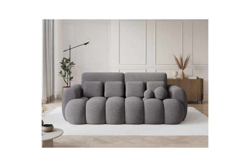 Soffa Eltap Cotonn 256x105x119 cm - Paolli 04, Grå - Möbler - Vardagsrum - Bäddsoffor