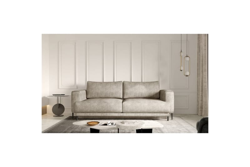 Soffa Eltap Dalia 248x84x95 cm - Leve 18, Beige - Möbler - Vardagsrum - Bäddsoffor