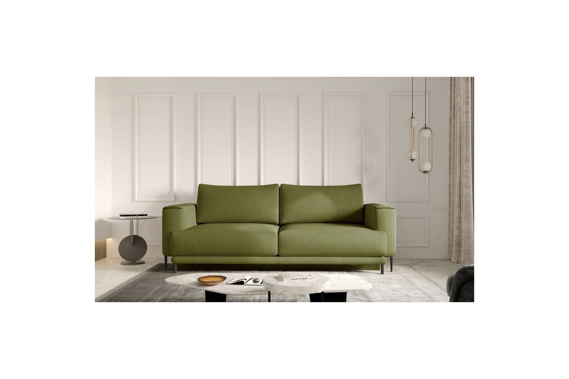Soffa Eltap Dalia 248x84x95 cm - Nube 33, Gr&ouml;n