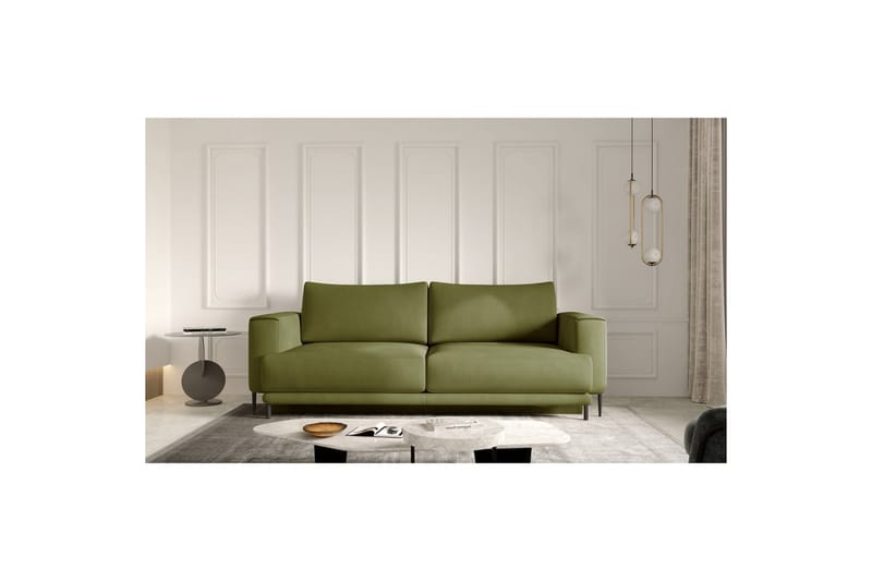 Soffa Eltap Dalia 248x84x95 cm - Nube 33, Grön - Möbler - Vardagsrum - Bäddsoffor