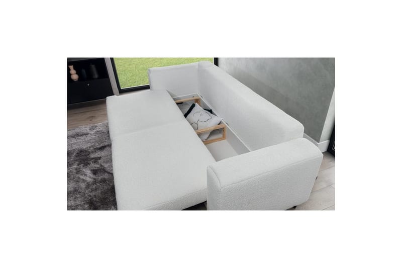 Soffa Eltap Dalia 248x84x95 cm - Royal 01, Vit - Möbler - Vardagsrum - Bäddsoffor