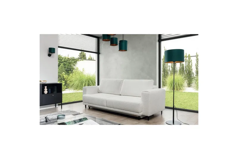 Soffa Eltap Dalia 248x84x95 cm - Royal 01, Vit - Möbler - Vardagsrum - Bäddsoffor