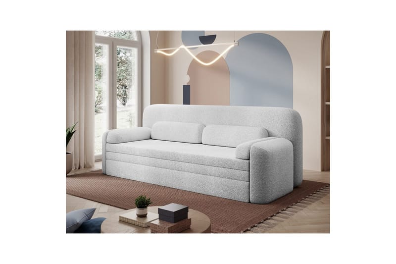 Soffa Eltap Elioss 236x89x87 cm - Royal 01, Vit - Möbler - Vardagsrum - Bäddsoffor