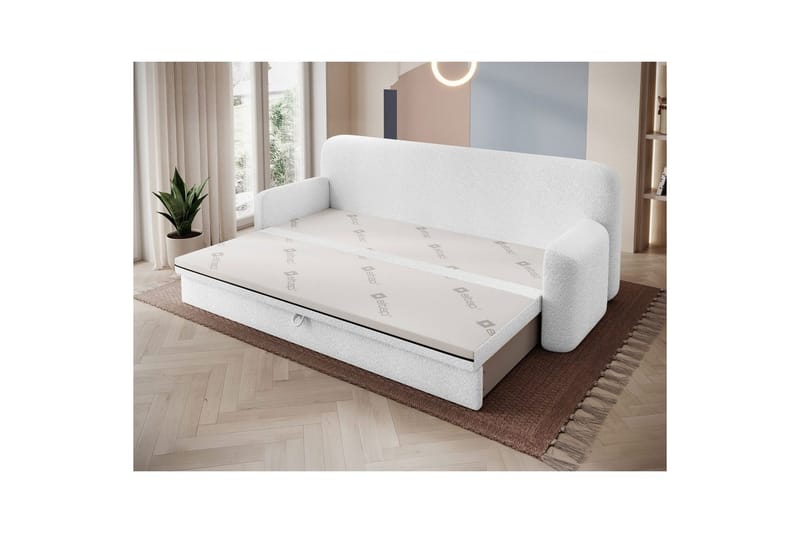 Soffa Eltap Elioss 236x89x87 cm - Royal 01, Vit - Möbler - Vardagsrum - Bäddsoffor