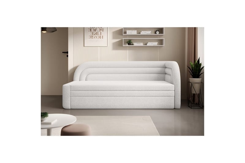 Soffa Eltap Fabillo 223x86x80 cm - Royal 01, Vit, Höger - Möbler - Vardagsrum - Bäddsoffor