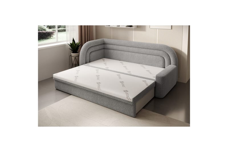Soffa Eltap Fabillo 223x86x80 cm - Royal 04, Ljusgrå, Vänster - Möbler - Vardagsrum - Bäddsoffor