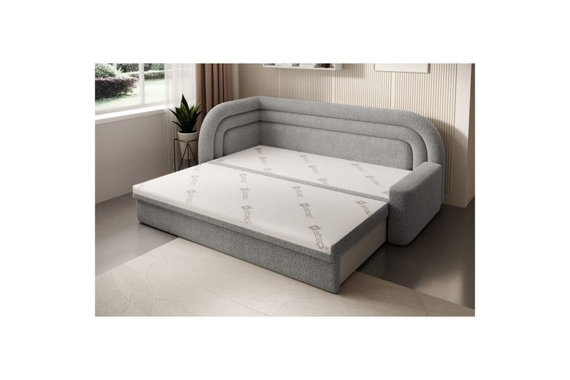 Soffa Eltap Fabillo 223x86x80 cm - Royal 04, Ljusgrå, Vänster - Möbler - Vardagsrum - Bäddsoffor