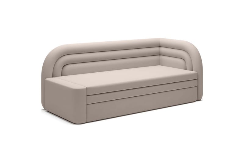 Soffa Eltap Fabillo 223x86x80 cm - Sola 18, Grå, Höger - Möbler - Vardagsrum - Bäddsoffor - 4-sits bäddsoffa