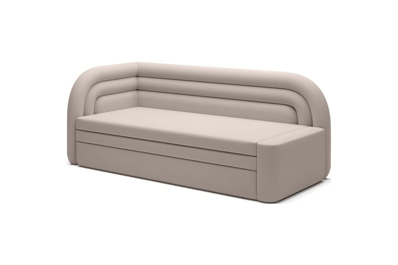Soffa Eltap Fabillo 223x86x80 cm - Sola 18, Grå, Vänster - Möbler - Vardagsrum - Bäddsoffor - 4-sits bäddsoffa