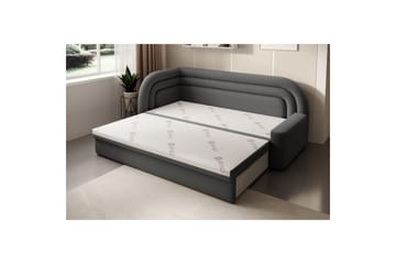 Soffa Eltap Fabillo 223x86x80 cm - Sola 6, Grå, Vänster - Möbler - Vardagsrum - Bäddsoffor - 4-sits bäddsoffa