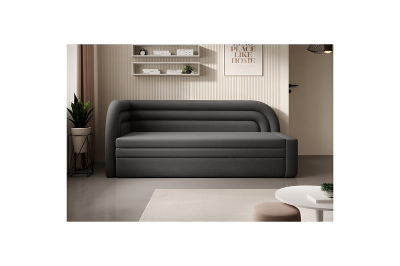 Soffa Eltap Fabillo 223x86x80 cm - Sola 6, Grå, Vänster - Möbler - Vardagsrum - Bäddsoffor
