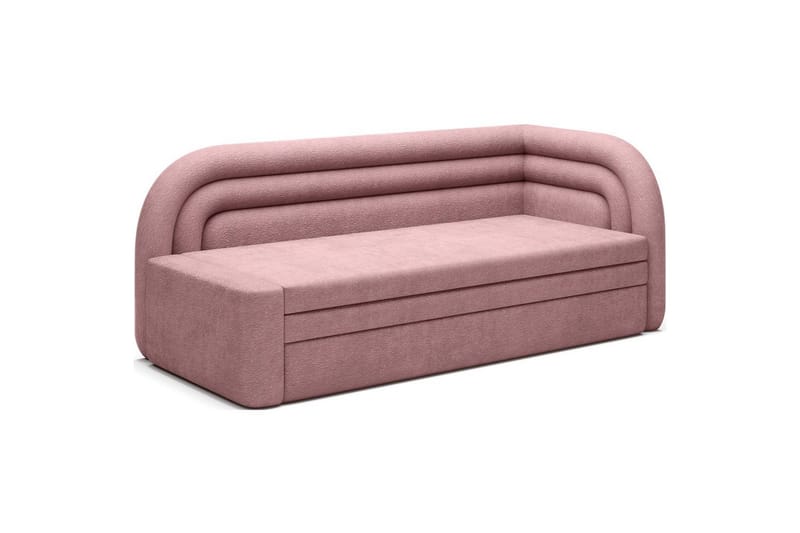 Soffa Eltap Fabillo 223x86x80 cm - Touch 24, Rosa, Höger - Möbler - Vardagsrum - Bäddsoffor - 4-sits bäddsoffa