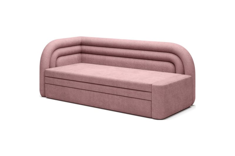 Soffa Eltap Fabillo 223x86x80 cm - Touch 24, Rosa, Vänster - Möbler - Vardagsrum - Bäddsoffor - 4-sits bäddsoffa