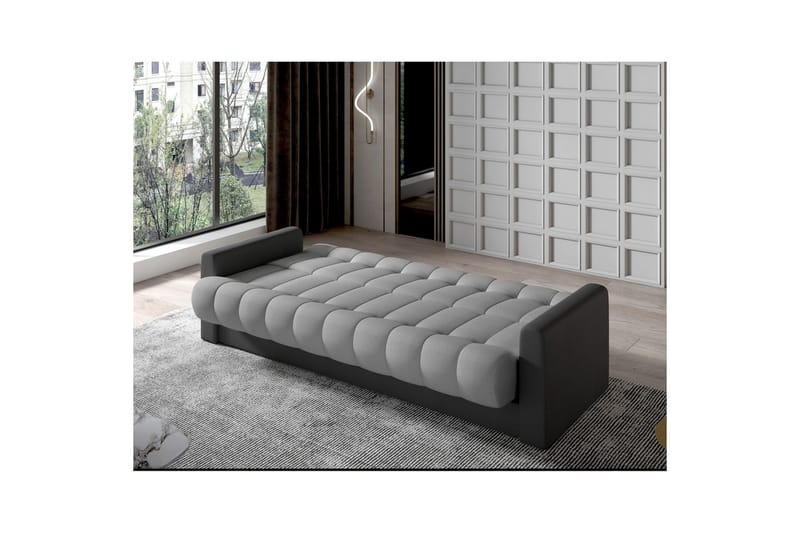 Soffa Eltap Garett 212x85x90 cm - Monolith 85, Monolith 97, Grå, Mörkgrå - Möbler - Vardagsrum - Bäddsoffor