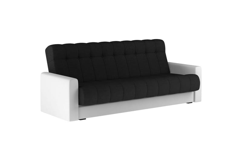 Soffa Eltap Garett 212x85x90 cm - Sawana 14, Soft 17, Svart, Vit - Möbler - Vardagsrum - Bäddsoffor