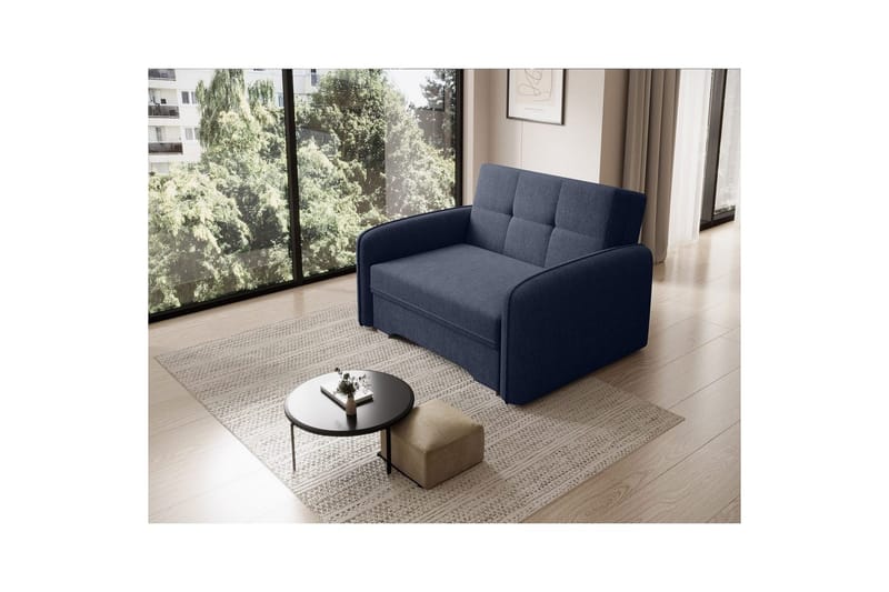 Soffa Eltap Laine 102x109x84 cm - Poco 40, Blå - Möbler - Vardagsrum - Bäddsoffor